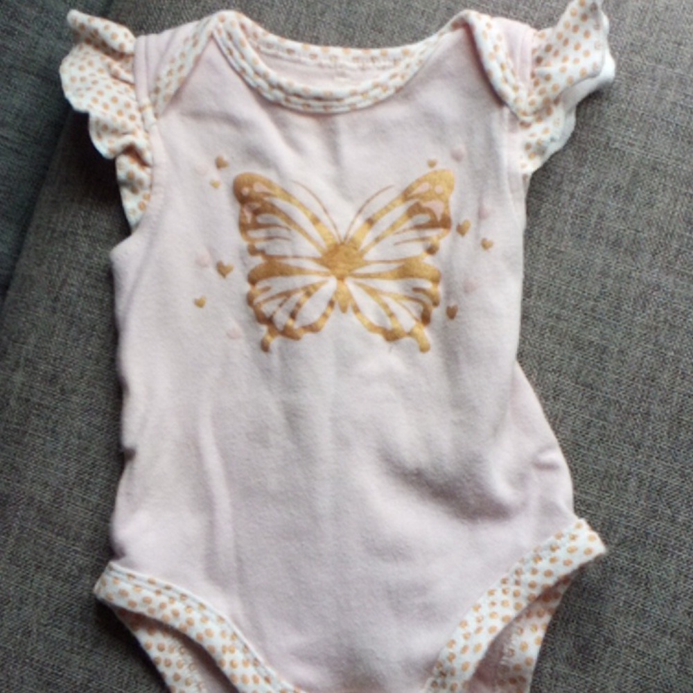 Kyle & Deena butterfly onesie